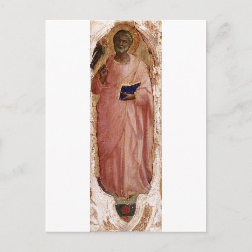 St Matthew by Fra Angelico Postcard