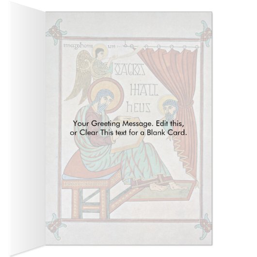 St. Matthew By Master Of The Book Of Lindisfarne (Inside (Right))