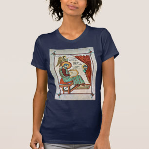 St. Matthew By Meister Des Book Of Lindisfarne (Be T-Shirt