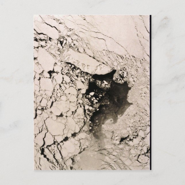 St. Matthew Island Satellite image, Bering Sea Postcard (Front)