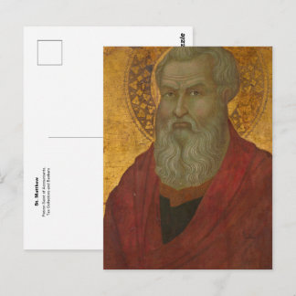 St. Matthew Patron Saint of Postcard