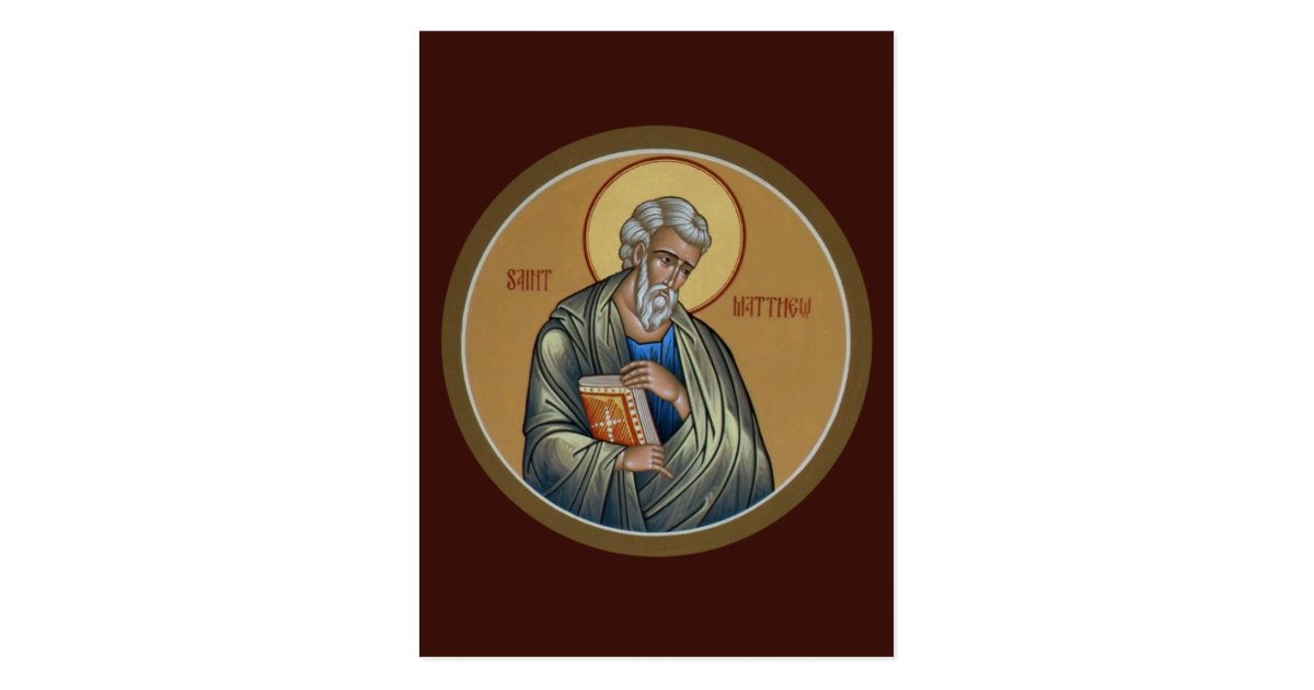 St. Matthew Prayer Card | Zazzle.com