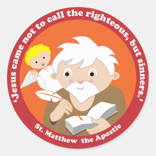 St Matthew the Apostle Classic Round Sticker