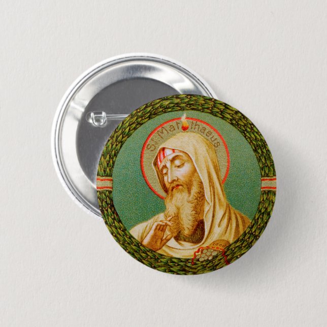 St. Matthew the Apostle (JMAS 08) Button (Front & Back)