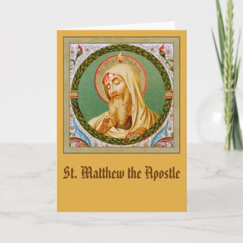St Matthew the Apostle JMAS 08 Card