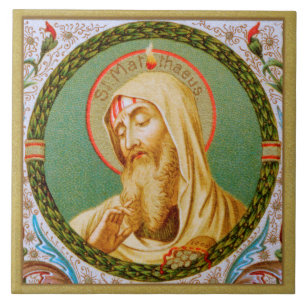 St. Matthew the Apostle (JMAS 08) Ceramic Tile