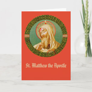 St. Matthew the Apostle (JMAS 08) Greeting Card