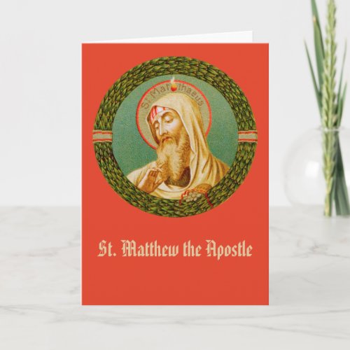 St Matthew the Apostle JMAS 08 Greeting Card