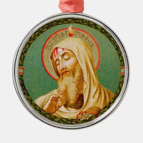 St Matthew the Apostle JMAS 08 Metal Ornament
