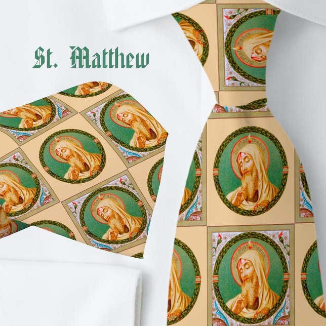 St. Matthew the Apostle (JMAS 08) Neck Tie (Creator Uploaded)