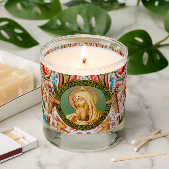St. Matthew the Apostle (JMAS 08) Scented Candle (Lit)