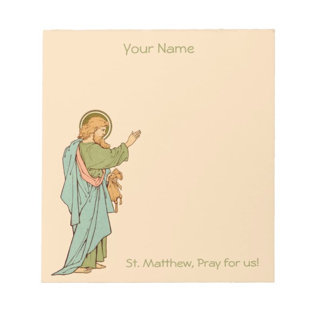 St. Matthew the Apostle (RLS 10) 5.5"x6 Notepad (Front)