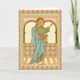 St. Matthew the Apostle (RLS 10) Blank Greeting Card