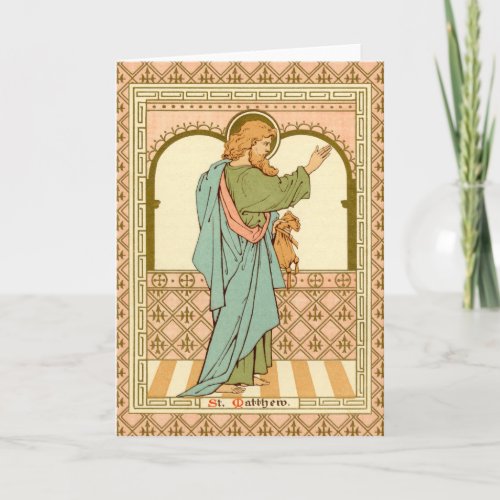 St Matthew the Apostle RLS 10 Blank Greeting Card