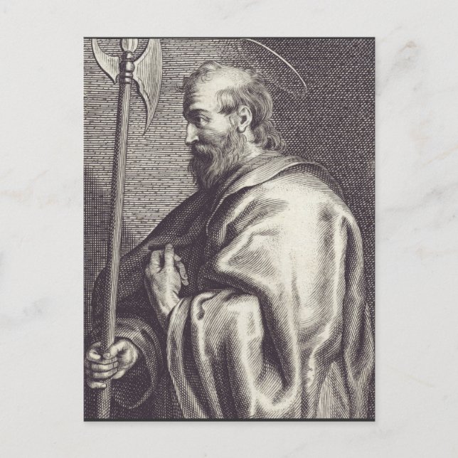 St. Matthew the Evangelist - Fine Art Reproduction Postcard (Front)