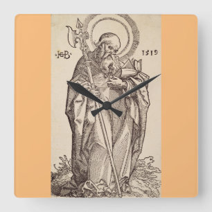 St. Matthew the Evangelist - Fine Art Reproduction Square Wall Clock