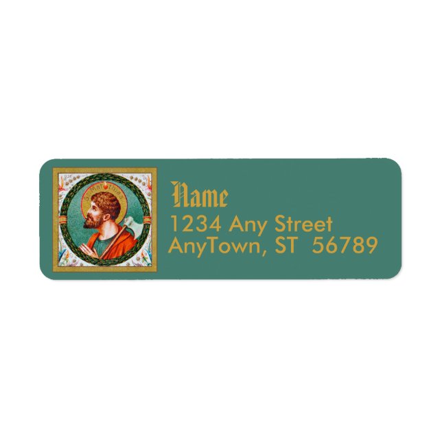 St. Matthias the Apostle (JMAS 09) Label (Front)