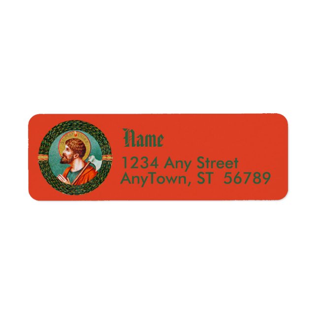 St. Matthias the Apostle (JMAS 09) Label (Front)