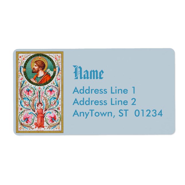 St. Matthias the Apostle (JMAS 09) Label (Front)