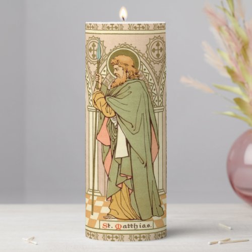St Matthias the Apostle RLS 11 3x8 Pillar Candle