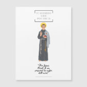St. Maximiliam Kolbe Magnetic Card (Front)