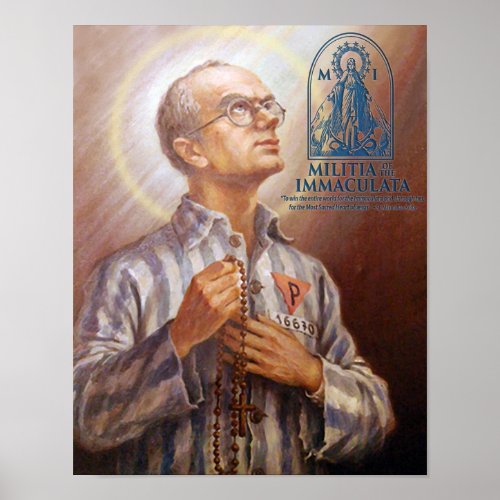 St Maximilian Kolbe Poster