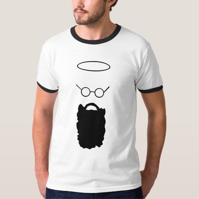 St. Maximillian Kolbe's Beard men's t shirt (Front)