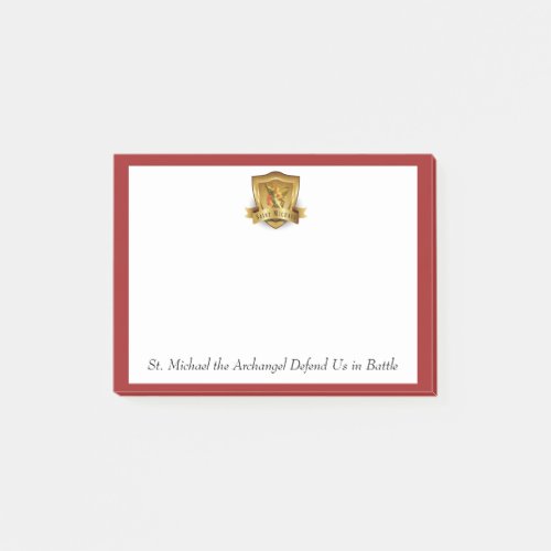 St Michae the Archangel Traditional Catholic Post_it Notes