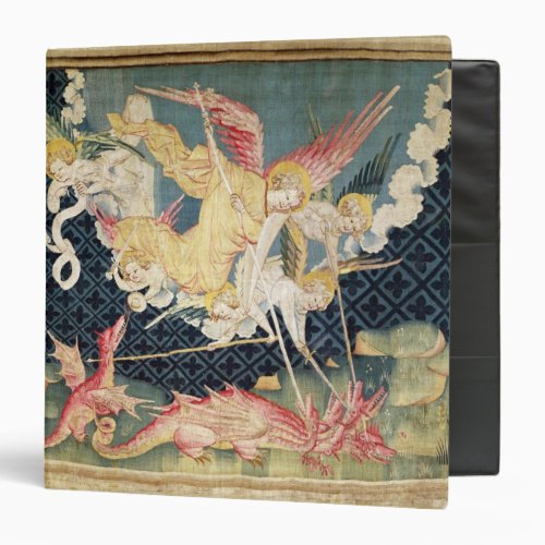 St Michael and his angels fighting the dragon Binder
