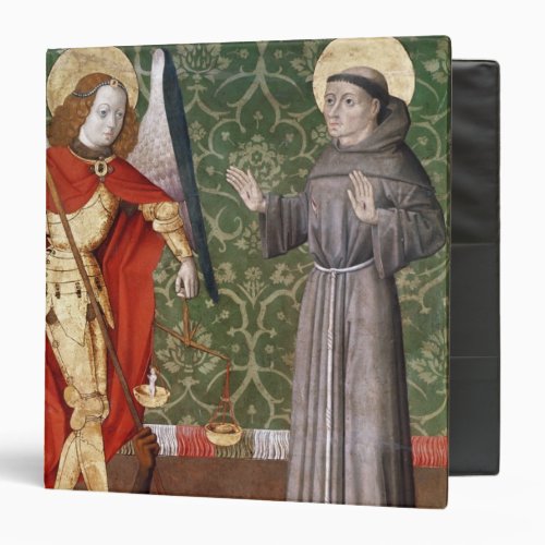 St Michael and St Francis of Assisi c1480 3 Ring Binder