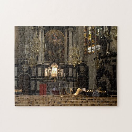 St Michael and St Gudula Cathedral Brussels Jigsaw Puzzle