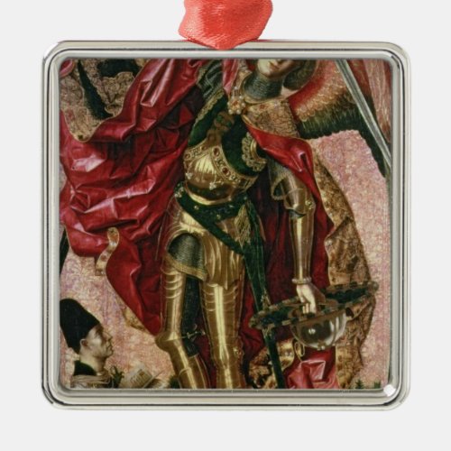 St Michael and the Dragon Metal Ornament