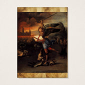 St.Michael and the Dragon  Prayer Card (Back)