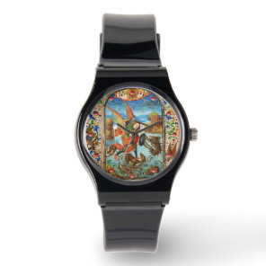 ST. MICHAEL ARCHANGEL AND DRAGON Flemish Miniature Watch
