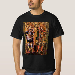 St. Michael Archangel and Saint George with Dragon T-Shirt