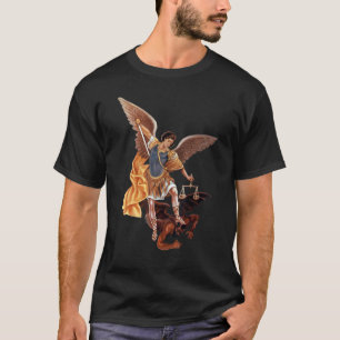 St Michael Archangel Catholic Angel defend us T-Shirt