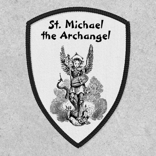 St Michael Archangel Catholic Angel  Religious Patch