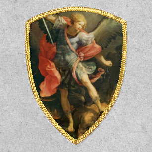 St. Michael Archangel Catholic Angel  Religious Patch