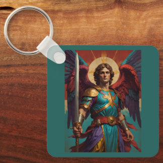 St Michael Archangel Keychain - Catholic Gift
