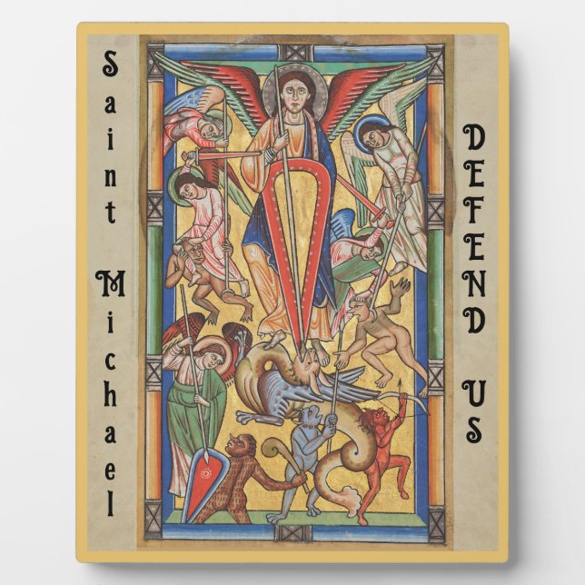 St Michael Archangel Plaque (Front)