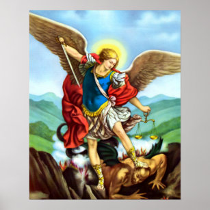 St Michael Archangel Poster San Miguel Arcangel