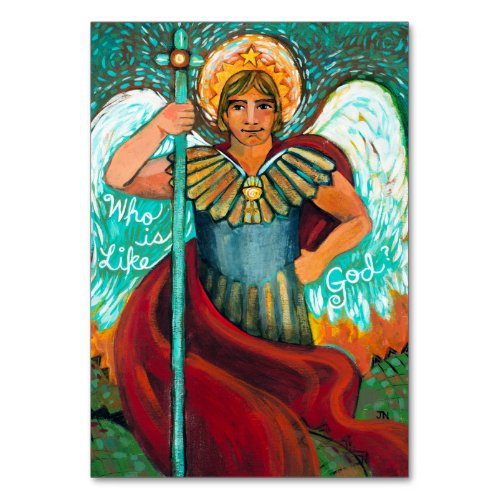 St Michael Archangel Prayer Card