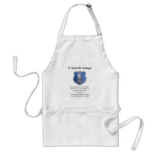 St. Michael Archangel Prayer Thinking of You Adult Apron
