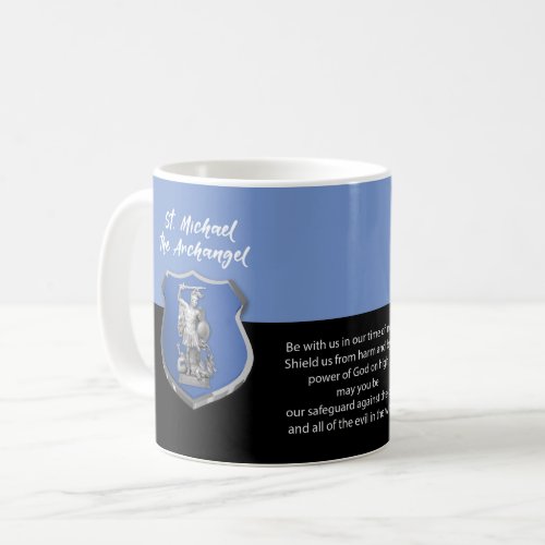 St Michael Archangel Prayer Thinking of You Coffee Mug