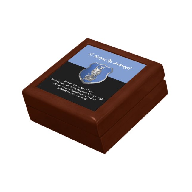 St. Michael Archangel Prayer Thinking of You Gift Box (Side)