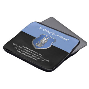 St. Michael Archangel Prayer Thinking of You Laptop Sleeve