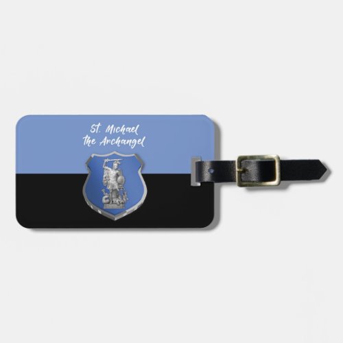 St Michael Archangel Prayer Thinking of You Luggage Tag