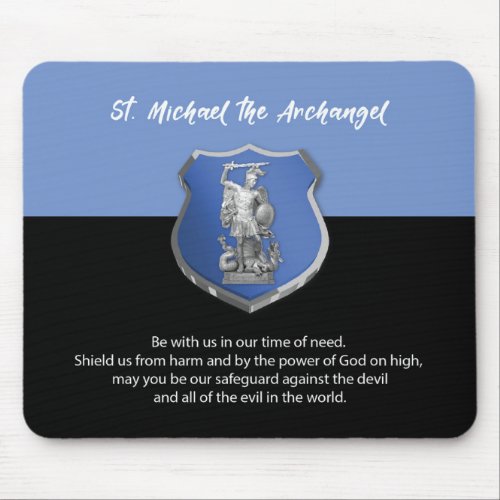St Michael Archangel Prayer Thinking of You Mouse Pad