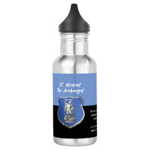 St. Michael Archangel Prayer Thinking of You Stainless Steel Water Bottle