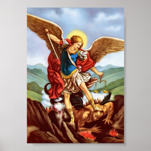 St Michael Archangel San Miguel Arcangel Print
